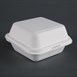 Fiesta Compostable bagasse hamburgerbakjes 153mm (500 stuks)