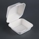 Fiesta Compostable bagasse hamburgerbakjes 153mm (500 stuks)