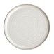 Olympia Canvas ronde borden met smalle rand wit 26,5cm (6 stuks)