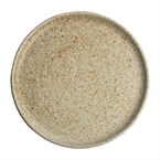 Olympia Canvas ronde borden met smalle rand crème 26,5cm (6 stuks)