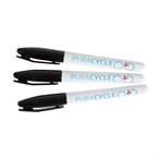 Puracycle gifvrije permanentmarkers zwart (3 stuks)
