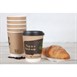 500 Fiesta Compostable composteerbare dubbelwandige koffiebekers 35,5cl (500 stuks)