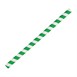 Fiesta Compostable groen/wit gestreepte papieren smoothierietjes 21cm (250 stuks)
