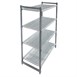 Cambro stelling 183cm hoog 4 schappen - 46cm diep - 91cm breed