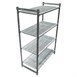 Cambro stelling 183cm hoog 4 schappen - 46cm diep - 91cm breed