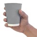 Fiesta Recyclable koffiebekers ribbelwand blauwgrijs 340ml (500 stuks)