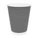 Fiesta Recyclable koffiebekers ribbelwand blauwgrijs 340ml (500 stuks)