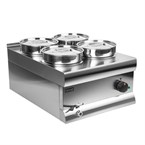 Lincat Silverlink 600 bain marie BS4W 4 x 4,5Ltr
