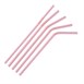 Fiesta Compostable composteerbare papieren buigrietjes roze (250 stuks)