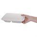 Fiesta Compostable composteerbare bagasse voedseldozen 2 compartimenten (200 stuks)
