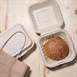 Fiesta Compostable composteerbare bagasse hamburgerdoosjes 152mm (500 stuks)