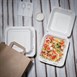 Fiesta Compostable composteerbare bagasse voedseldozen (200 stuks)