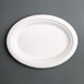 Fiesta Compostable composteerbare bagasse borden ovaal (50 stuks)
