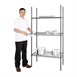 Nisbets essentials 3-laags gecoate stellingkast 1820 x 915 x 457mm