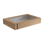 Vegware composteerbare sandwichboxen met deksel groot (25 stuks)