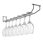 Olympia wijnglazenrek zwart 610mm