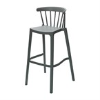 Windson polypropyleen barkruk groen (4 stuks)