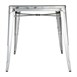 Bolero Bistro gegalvaniseerd stalen tafel vierkant 668mm