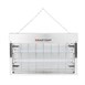 Eazyzap LED insectenverdelger 14W geborsteld RVS