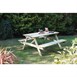 Rowlinson houten picknicktafel 150cm