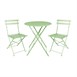 Bolero stalen klapstoelen lichtgroen (2 stuks)