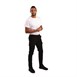 Stretch Slim Combat Broek Zwart