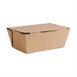 Vegware composteerbare ribkartonnen bakjes medium 60(H)x 150(B)x 110(D)mm (300 stuks)