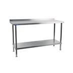 Holmes RVS wandtafel met opstaande rand 600(D)mm