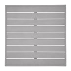 Bolero Aluminium Vierkant Tafelblad Lichtgrijs 700mm