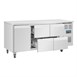 Polar U-serie koelwerkbank 1 deur 4 lades 358Ltr