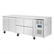 Polar U-serie premium koelwerkbank 2 deuren 4 lades 476L