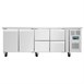 Polar U-serie premium koelwerkbank 2 deuren 4 lades 476L