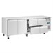 Polar U-serie premium koelwerkbank 2 deuren 4 lades 476L