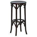 Fameg Bentwood hoge barkruk walnoten zitting beukenhouten rugleuning