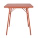 Bolero Terracotta vierkante stalen lattentafel - 700 mm