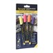 Securit Liquid chalkmarker tropical met 1-2mm Penpunt in geel, roze, oranje, violet (box 4)