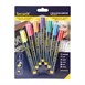Securit Liquid krijtstift 1-2mm Penpunt in rood, blauw, geel, groen, roze, oranje, violet (7 stuks)