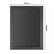Olympia wandplaat zwart houten frame 450x600mm