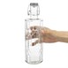 Olympia geo glazen waterfles met stop 1 liter (6 stuks)