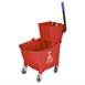 Jantex 30Ltr Dweilemmer Met Voetpedaalontgrendeling - Rood