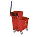 Jantex 30Ltr Dweilemmer Met Voetpedaalontgrendeling - Rood