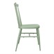 Bolero Windsor Aluminium Groene Stoelen (4 Stuks)