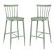 Bolero Windsor Aluminium Groene Hoge Krukken (2 stuks)