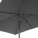 Bolero Sevilla Vierkante Parasol 2X3M Zwart