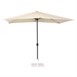 Bolero Sevilla Vierkante Parasol 2X3M Crème