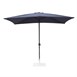 Bolero Sevilla Vierkante Parasol 2X3M Marineblauw