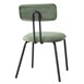 Bolero Fairfield Stoelen - Donker Walnoot/Groen Mix (2 stuks)