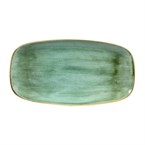 Churchill Stonecast Samphire Green Chefs Ovaal Bord 35.2 x 18.7cm (6 stuks)