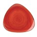 Churchill Stonecast Berry Red Lotus Bord (12 stuks)