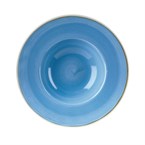Churchill Stonecast Cornflower Blue Kom Met Brede Rand Medium 23.88cm (12 stuks)